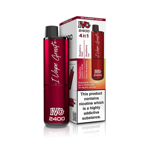 IVG 2400 Disposable Vape Pod Puff Device - Box of 5 - Topvapewholesale