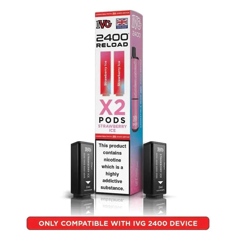 IVG 2400 Reload 4 in 1 Prefilled Pods Pack of 5 - Topvapewholesale
