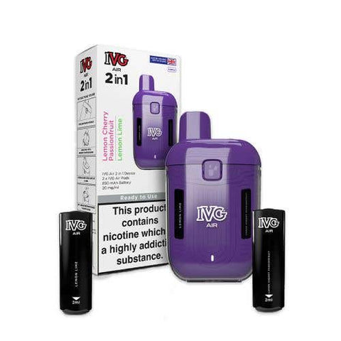 IVG Air 2 - in - 1 Prefilled Pod Vape Kit Device - Topvapewholesale