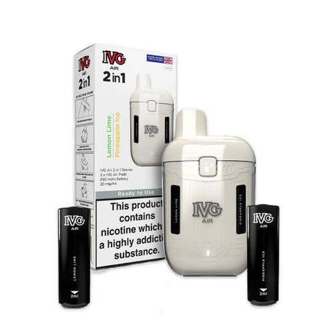 IVG Air 2 - in - 1 Prefilled Pod Vape Kit Device - Topvapewholesale