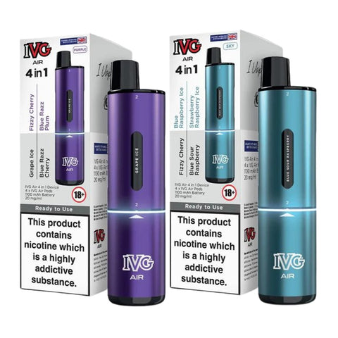 IVG Air 2400 Puffs 4 in 1 Disposable Pod Kit Box of 5 - Topvapewholesale