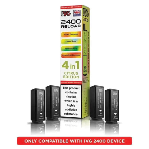 IVG Reload Mini Prefilled Pods Pack of 5 - Topvapewholesale
