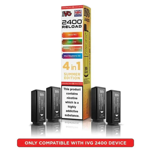 IVG Reload Mini Prefilled Pods Pack of 5 - Topvapewholesale