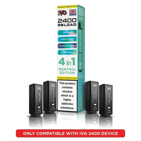 IVG Reload Mini Prefilled Pods Pack of 5 - Topvapewholesale