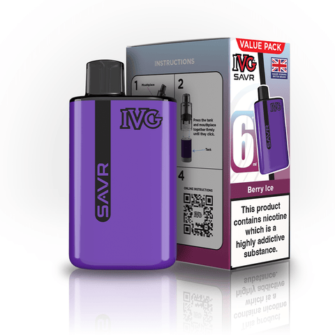 IVG SAVR 3000 Disposable Vape Box of 5 - Topvapewholesale