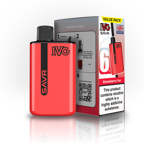 IVG SAVR 3000 Disposable Vape Box of 5 - Topvapewholesale