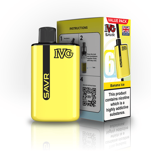 IVG SAVR 3000 Disposable Vape Box of 5 - Topvapewholesale
