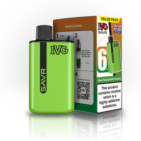 IVG SAVR 3000 Disposable Vape Box of 5 - Topvapewholesale