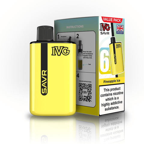 IVG SAVR 3000 Disposable Vape Box of 5 - Topvapewholesale