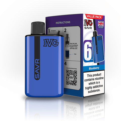 IVG SAVR 3000 Disposable Vape Box of 5 - Topvapewholesale