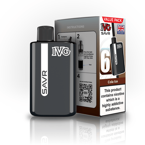 IVG SAVR 3000 Disposable Vape Box of 5 - Topvapewholesale