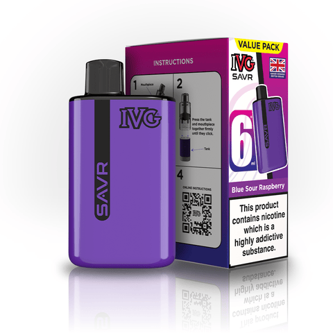 IVG SAVR 3000 Disposable Vape Box of 5 - Topvapewholesale