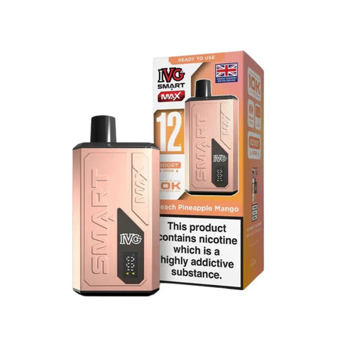 IVG Smart Max 10k Prefilled Pod Vape Kit Box of 5 - Topvapewholesale