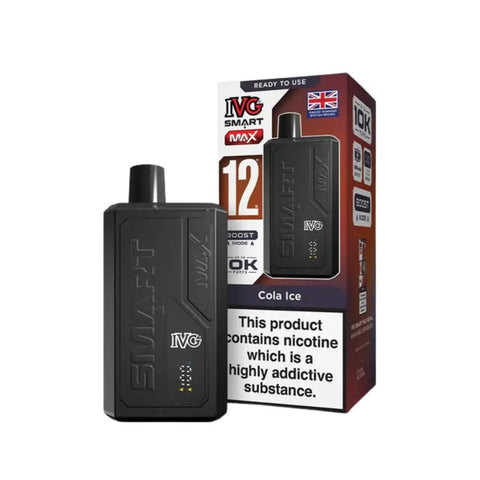 IVG Smart Max 10k Prefilled Pod Vape Kit Box of 5 - Topvapewholesale