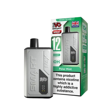 IVG Smart Max 10k Prefilled Pod Vape Kit Box of 5 - Topvapewholesale