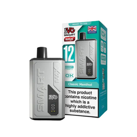 IVG Smart Max 10k Prefilled Pod Vape Kit Box of 5 - Topvapewholesale