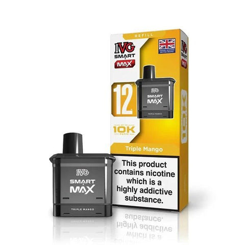 IVG Smart Max 10k Prefilled Refill Pods Pack of 5 - Topvapewholesale