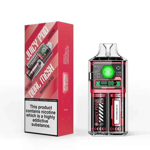 Juicy Pod Good Pro 6000 Puffs Disposable Vape - Box of 5 - Topvapewholesale