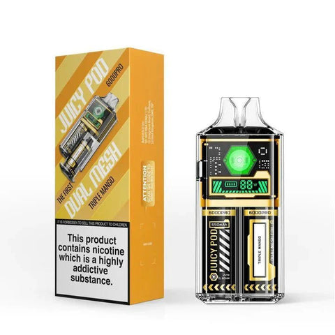 Juicy Pod Good Pro 6000 Puffs Disposable Vape - Box of 5 - Topvapewholesale