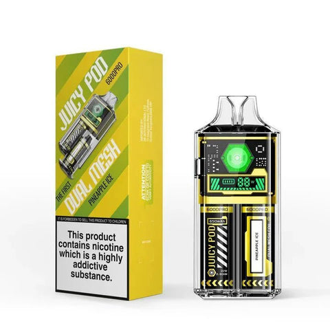Juicy Pod Good Pro 6000 Puffs Disposable Vape - Box of 5 - Topvapewholesale