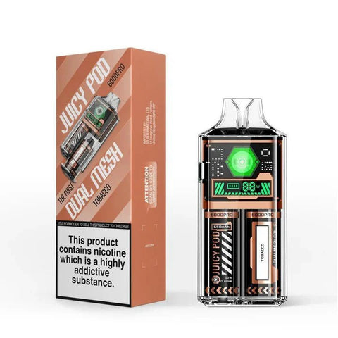 Juicy Pod Good Pro 6000 Puffs Disposable Vape - Box of 5 - Topvapewholesale