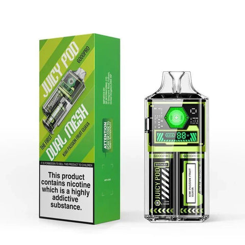 Juicy Pod Good Pro 6000 Puffs Disposable Vape - Box of 5 - Topvapewholesale