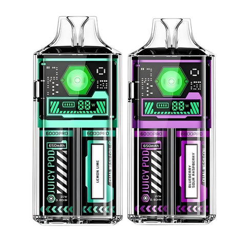 Juicy Pod Good Pro 6000 Puffs Disposable Vape - Box of 5 - Topvapewholesale