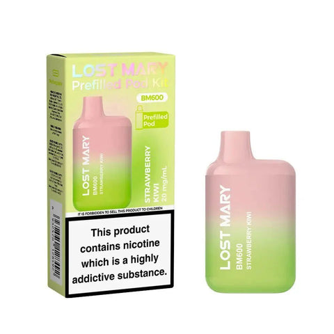 Lost Mary BM600 Prefilled Pod Vape Kit - Box of 10 - Topvapewholesale