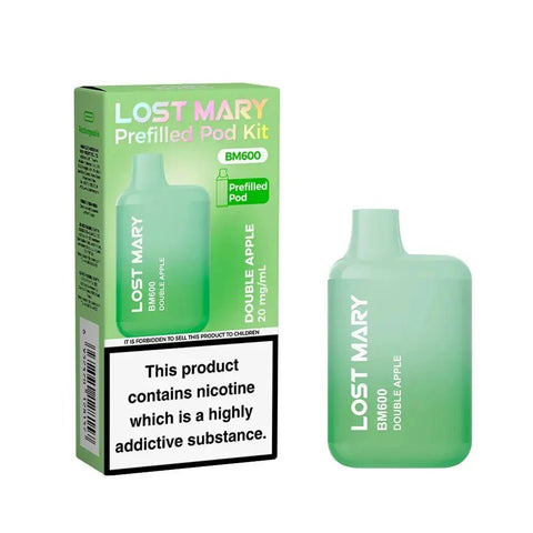 Lost Mary BM600 Prefilled Pod Vape Kit - Box of 10 - Topvapewholesale