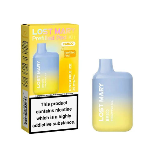 Lost Mary BM600 Prefilled Pod Vape Kit - Box of 10 - Topvapewholesale
