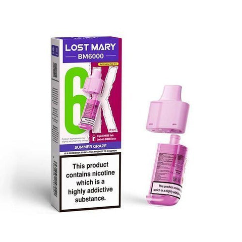 Lost Mary BM6000 Prefilled Pods - Pack of 5 - Topvapewholesale