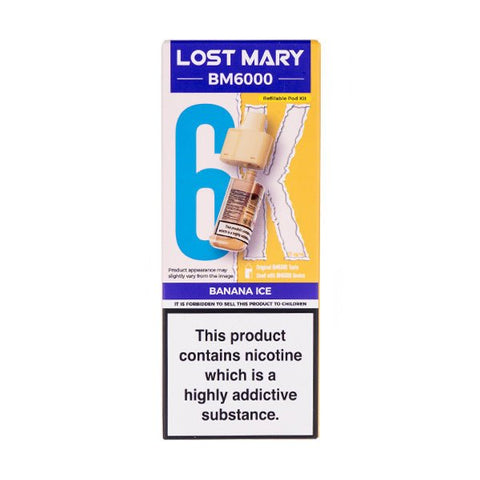 Lost Mary BM6000 Prefilled Pods - Pack of 5 - Topvapewholesale
