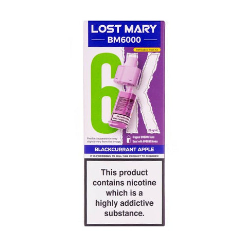 Lost Mary BM6000 Prefilled Pods - Pack of 5 - Topvapewholesale