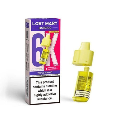 Lost Mary BM6000 Prefilled Pods - Pack of 5 - Topvapewholesale