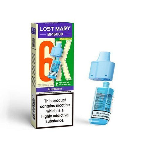 Lost Mary BM6000 Prefilled Pods - Pack of 5 - Topvapewholesale