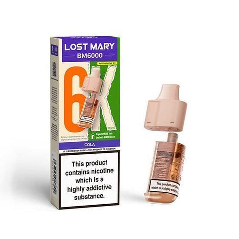 Lost Mary BM6000 Prefilled Pods - Pack of 5 - Topvapewholesale