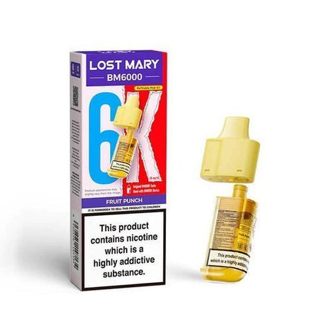 Lost Mary BM6000 Prefilled Pods - Pack of 5 - Topvapewholesale
