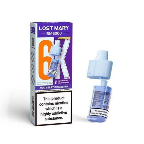 Lost Mary BM6000 Prefilled Pods - Pack of 5 - Topvapewholesale