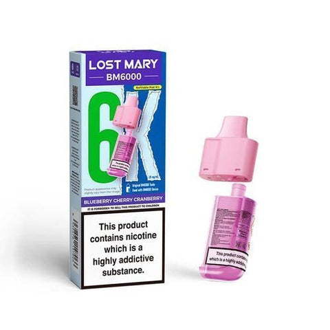 Lost Mary BM6000 Prefilled Pods - Pack of 5 - Topvapewholesale