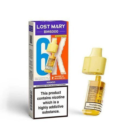 Lost Mary BM6000 Prefilled Pods - Pack of 5 - Topvapewholesale