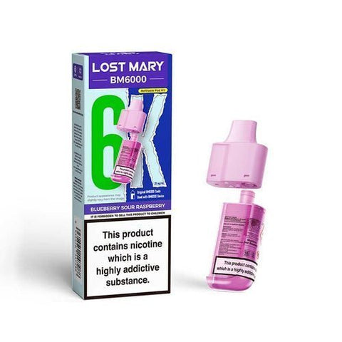 Lost Mary BM6000 Prefilled Pods - Pack of 5 - Topvapewholesale