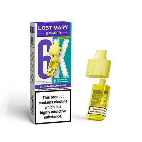 Lost Mary BM6000 Prefilled Pods - Pack of 5 - Topvapewholesale