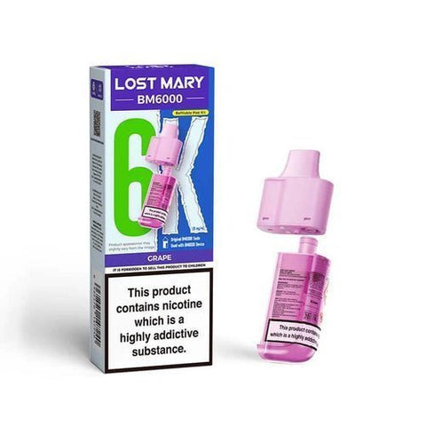 Lost Mary BM6000 Prefilled Pods - Pack of 5 - Topvapewholesale