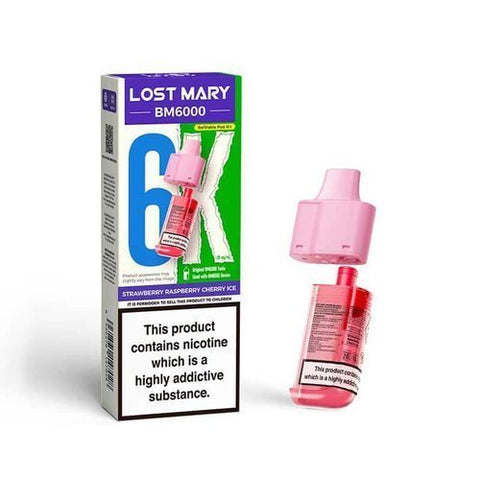 Lost Mary BM6000 Prefilled Pods - Pack of 5 - Topvapewholesale