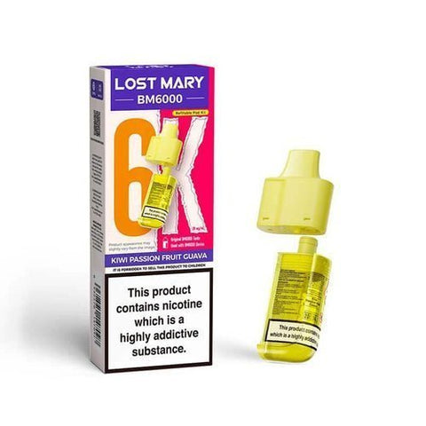 Lost Mary BM6000 Prefilled Pods - Pack of 5 - Topvapewholesale