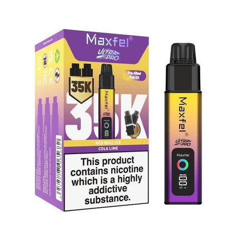 Maxfel Ultra Pro 35k Prefilled Pod Vape Kit Box of 5 - Topvapewholesale