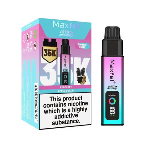 Maxfel Ultra Pro 35k Prefilled Pod Vape Kit Box of 5 - Topvapewholesale