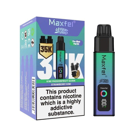 Maxfel Ultra Pro 35k Prefilled Pod Vape Kit Box of 5 - Topvapewholesale