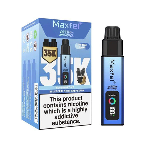 Maxfel Ultra Pro 35k Prefilled Pod Vape Kit Box of 5 - Topvapewholesale