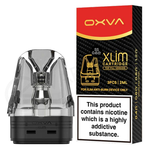 Oxva Xlim Pro Stainless Steel Version Replacement Pods Pack of 3 - Topvapewholesale